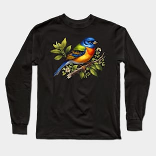 Birdwatching Painted Buntings Painted Bunting Long Sleeve T-Shirt